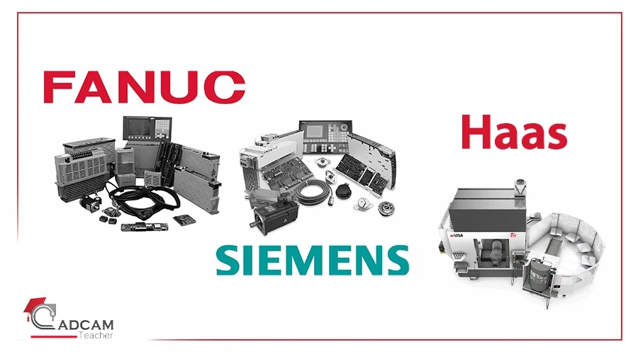 مقارنة كنترول FANUC و Siemens و Haas